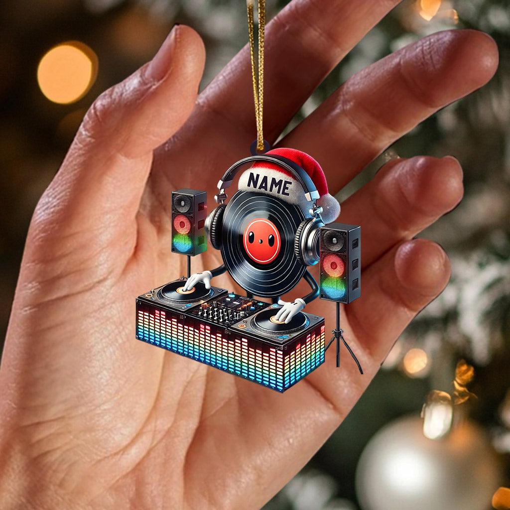 Musical Life DJ Christmas Ornament, Personalized Ornament