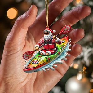 Kayak Christmas Home Decor Christmas Ornament, Personalized Ornament