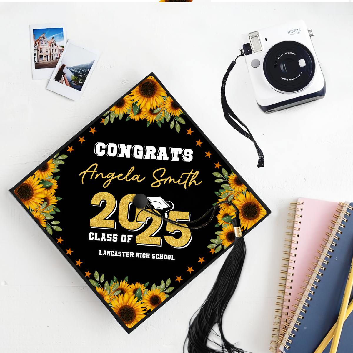Congratulations Graduation - Personalized Graduation Cap Topper ...