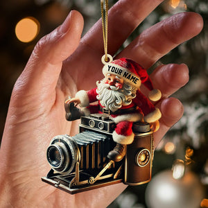 Photographer Christmas Home Decor Christmas Ornament, Personalized Ornament