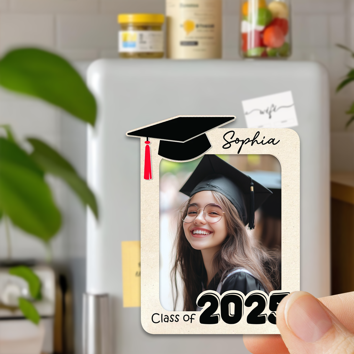 Congrats Graduation Fridge Magnet - Personalized Fridge Magnet