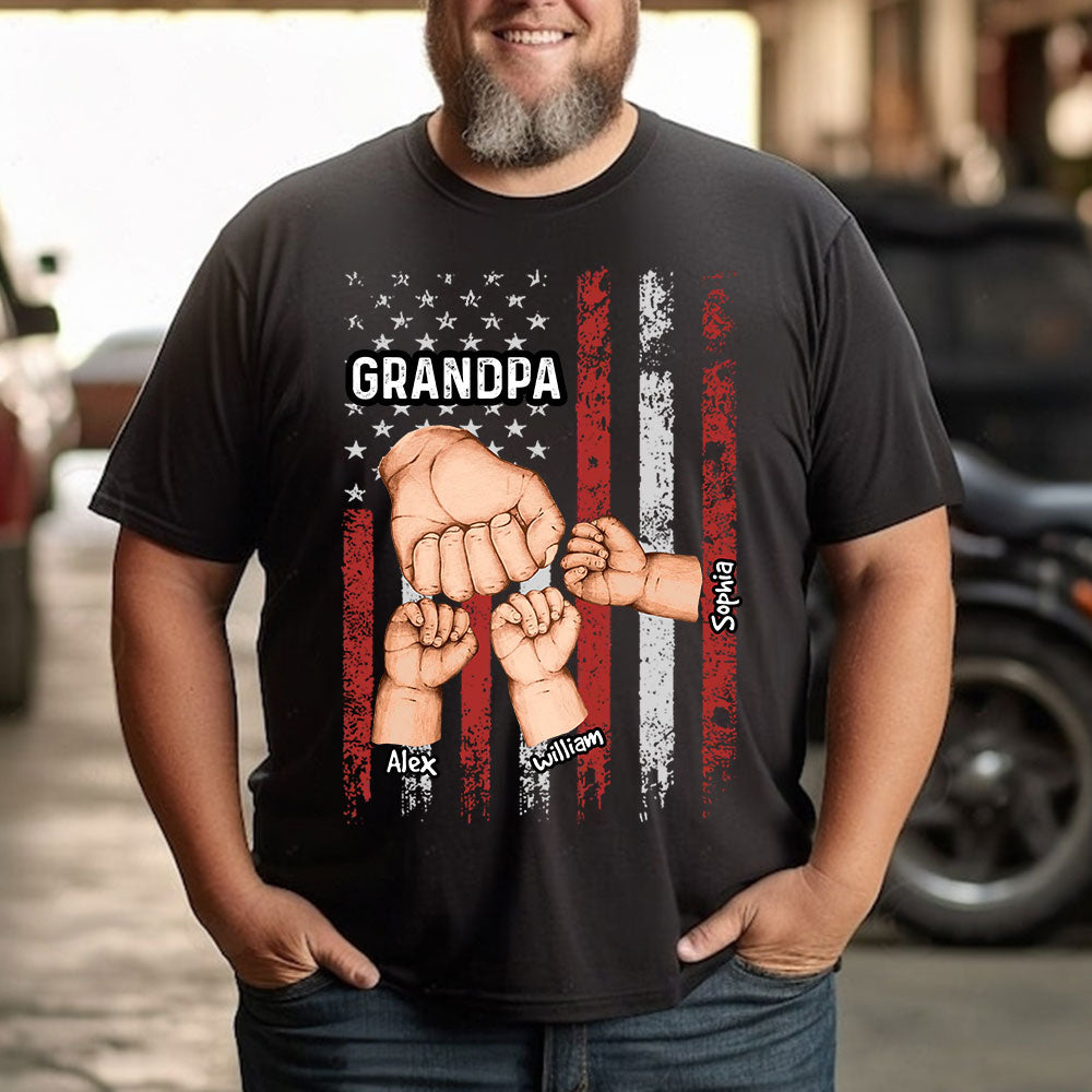 Grandpa Is Like Dad Without Rules - Custom Title And Name - Personalized Sweatshirt - Father's Day, Birthday Gift For Grandpa