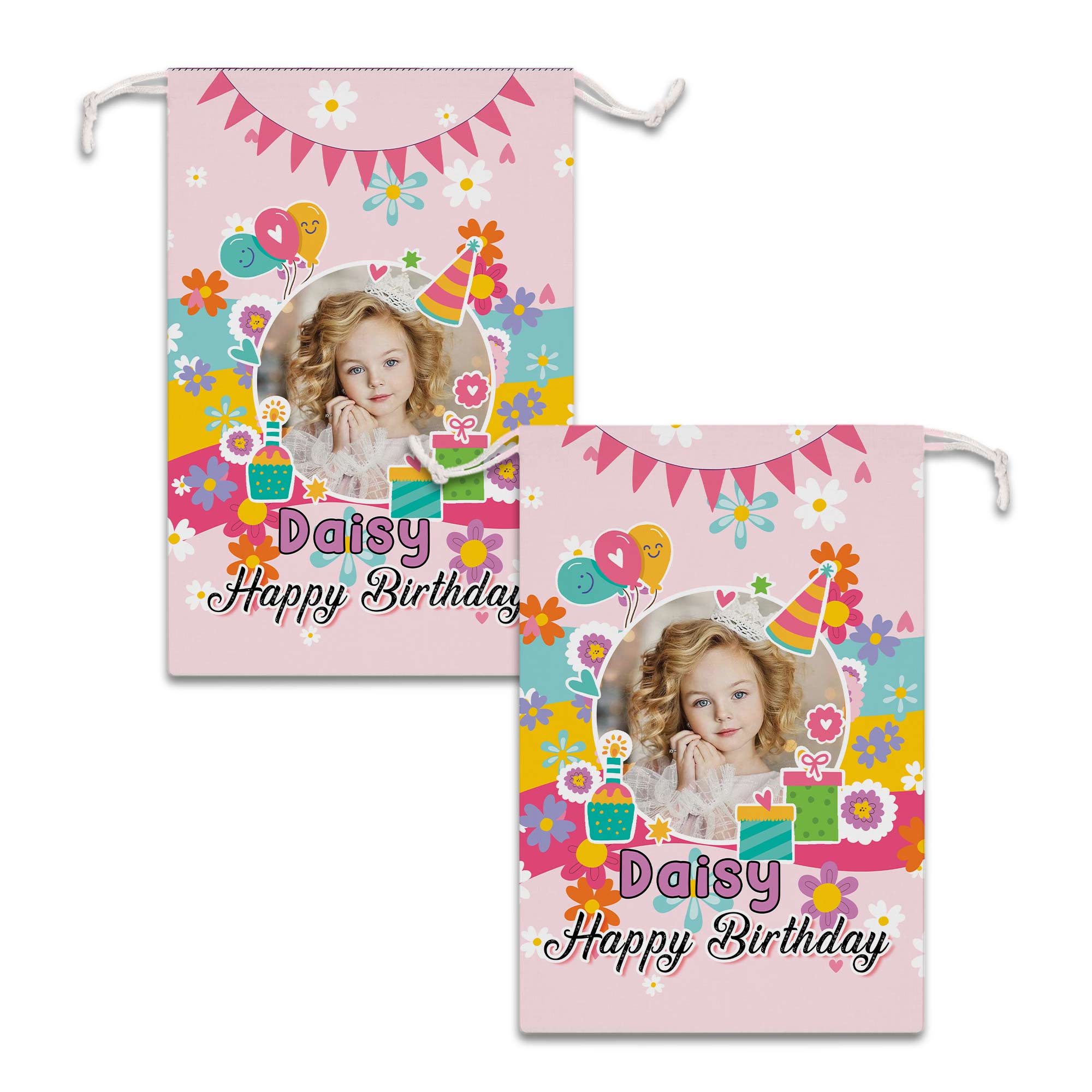 Birthday Party Bag Personalized Christmas String Bag