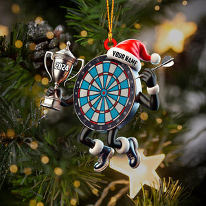 Champion Darts Home Decor Christmas Ornament, Personalized Ornament