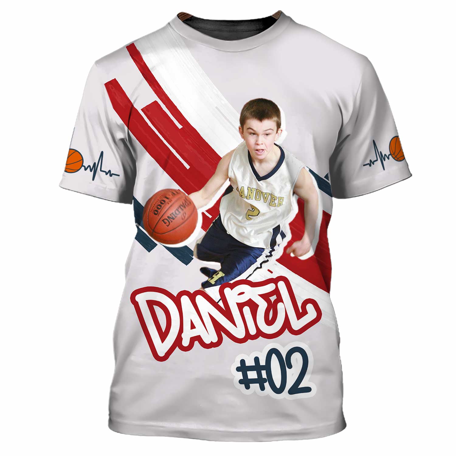 Unisex Shirt - Custom Text Shirt, Basketball Shirt