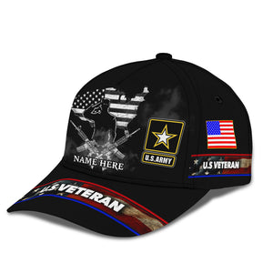 Personalized Cap, Customized U.S. Veteran Cap - Gift For Veteran