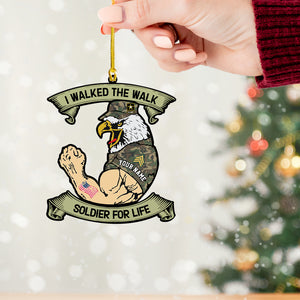 USA Veteran Ornament, Personalized Ornament