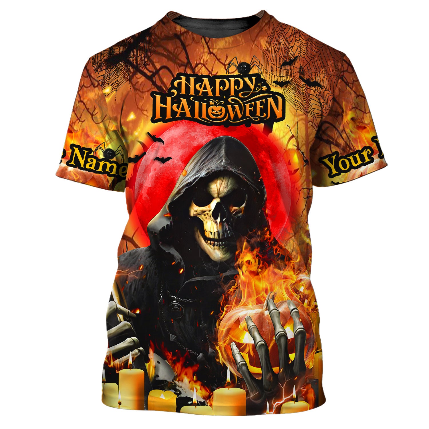 Happy Halloween - Custom Name - Personalized 3D Shirt, Halloween Gift