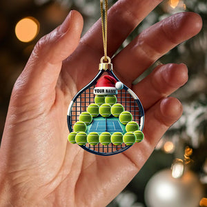 Tennis Balls Christmas Home Decor Christmas Ornament, Personalized Ornament