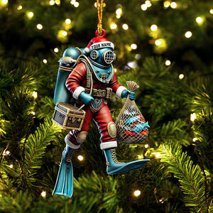 Diving Suit Home Decor Christmas Ornament, Personalized Ornament