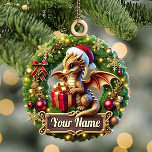 Custom Ornament, Small Dragon Ornament, Christmas Decor