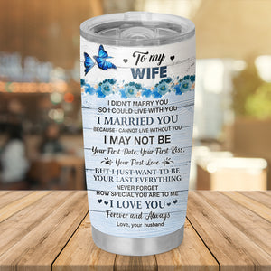 Custom Photo Husband & Wife Tumbler, Best Gift For Couple