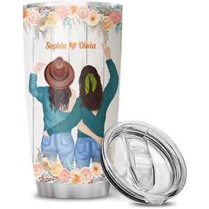 The One Who Needs You Till The End, Personalized Besties Tumbler, Gift For Best Friend