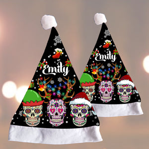 Halloween Christmas Hat, Custom Name, Personalized Hat