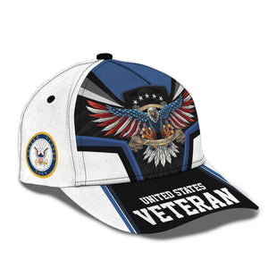 Personalized Cap, Customized United State Navy Cap - Gift For Veteran