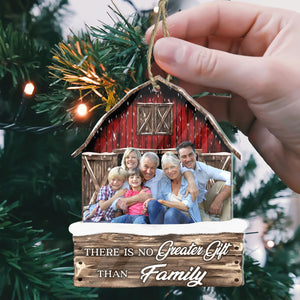 Christmas Gift, Custom Photo And Quote - Personalized Acrylic Ornament - Gift For Christmas, Family Gift