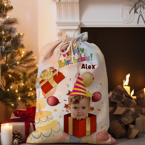 Birthday Gift Decor Bag Personalized Christmas String Bag