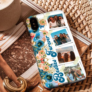 Besties Forever - Custom Photo And Name - Personalized Phone Case, Gift For Best Friend