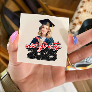 Graduation Senior Tattoo Gift Custom Photo Temporary Tattoo, Personalized Tattoo, Fake Tattoo