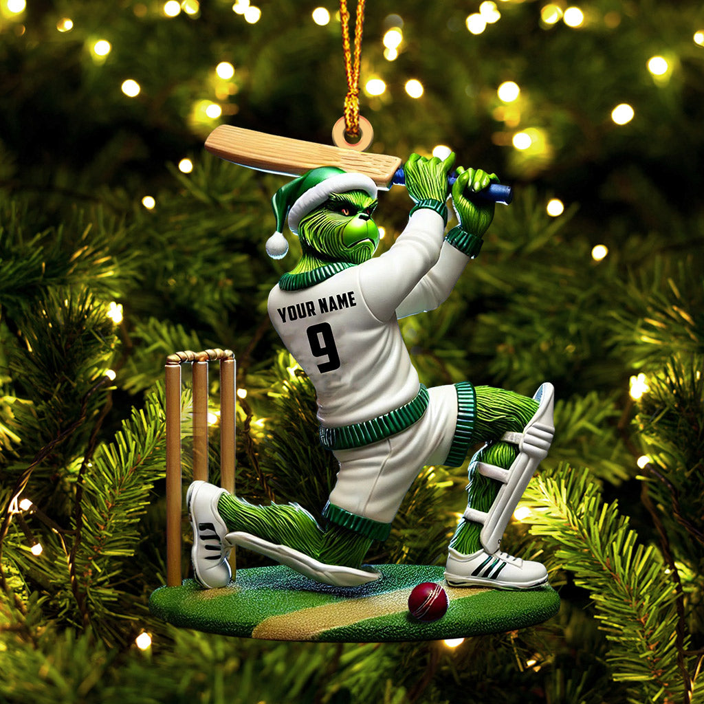 ELF Cricket Ball Christmas Ornament, Personalized Ornament