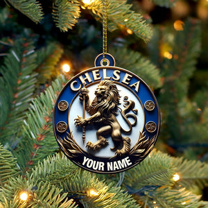 Custom Ornament, Chelsea Football Club Ornament, Christmas Decor