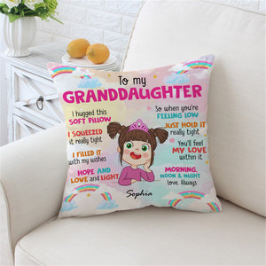 You Will Feel My Love Within It, Custom Appearance And Name - Personalized Pillow, Gift For Family