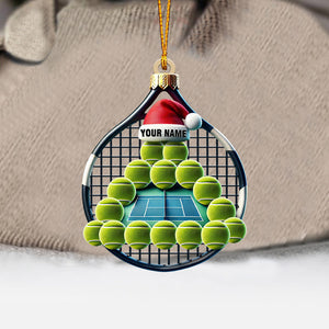 Tennis Balls Christmas Home Decor Christmas Ornament, Personalized Ornament