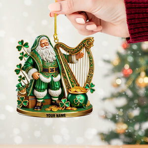 Harp Patrick Day Home Decor Christmas Ornament, Personalized Ornament