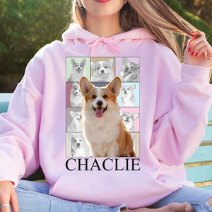 Custom Pet Photo And Name - Personalized Hoodie - Gift For Pet Lover