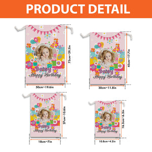 Birthday Party Bag Personalized Christmas String Bag