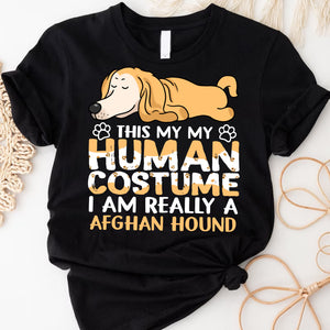 This Is My Human Costume Shirt- Custom Dog And Name - Personalized T-Shirt - Gift For Dog Lovers