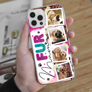 Pur Mama Pet 4 Photos - Custom Photo And Name - Personalized Phone Case, Gift For Pet Lover, Gift For Family