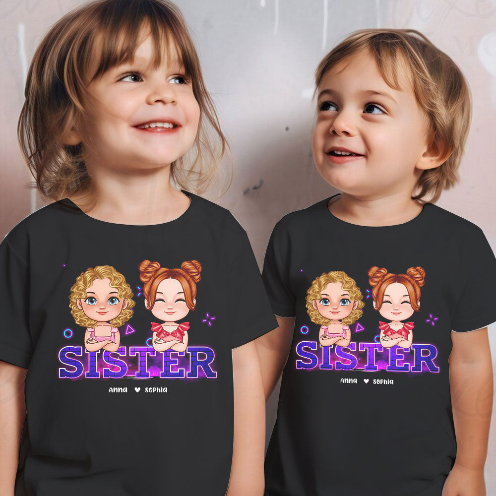 Sister And Best Friend Personalized T-Shirt, Gift For Besties, Family