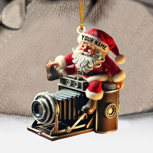 Photographer Christmas Home Decor Christmas Ornament, Personalized Ornament