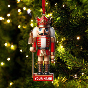 Nutcracker Christmas Ornament, Personalized Ornament