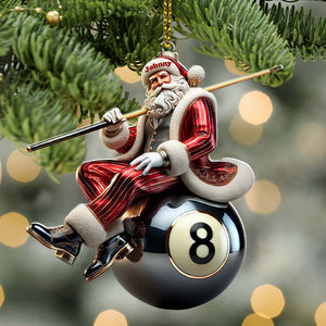 Billiard Christmas Ornament, Personalized Ornament