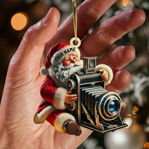 Photographer Christmas Home Decor Christmas Ornament, Personalized Ornament