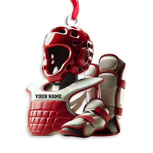 Custom Karate Lover Ornament, Personalized Ornament