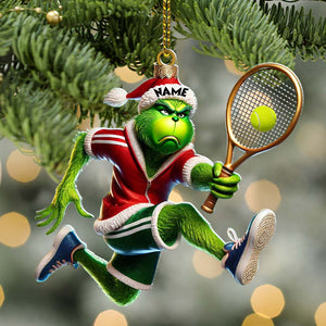 ELF Tennis Ornament, Personalized Ornament