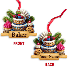 Custom Ornament, Sweet Cakes Ornament, Christmas Decor