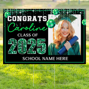 Congrats Graduation, Personalized Lawn Sign, Yard Sign, Gift For Graduation