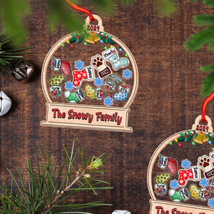 Personalized Shaker Ornament - Our Family - Custom Shaker Ornament