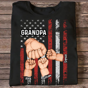 Grandpa Is Like Dad Without Rules - Custom Title And Name - Personalized Hoodie - Father's Day, Birthday Gift For Grandpa