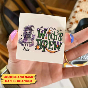 Witch's Brew, Custom Text Temporary Tattoo, Personalized Tattoo, Fake Tattoo