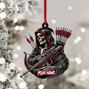 Death Archery Ornament, Personalized Ornament