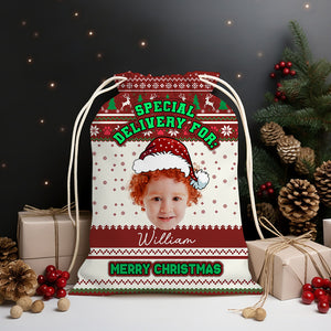 Special Delivery For Personalized Christmas String Bag