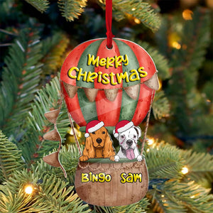 Merry Christmas Pet - Custom Photo And Name, Personalized Acrylic Ornament - Gift For Christmas, Gift For Pet Lover