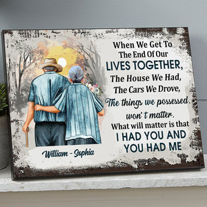 Our Lives Together - Personalized Appearances And Texts Canvas - Family Decor, Couple Gift