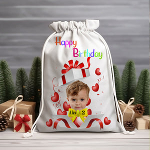 Surprise Box Happy Birthday Bag Personalized Christmas String Bag