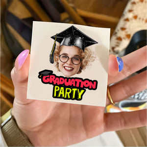Graduation Party Tattoo Gift, Custom Temporary Tattoo, Personalized Tattoo, Fake Tattoo
